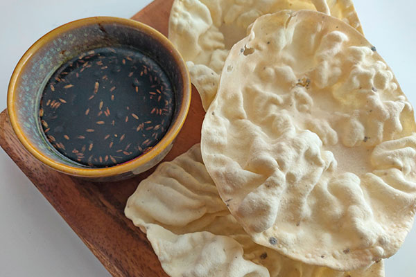 Tamarind Chutney made with Organic Tamarind Paste, a tamarind concentrate