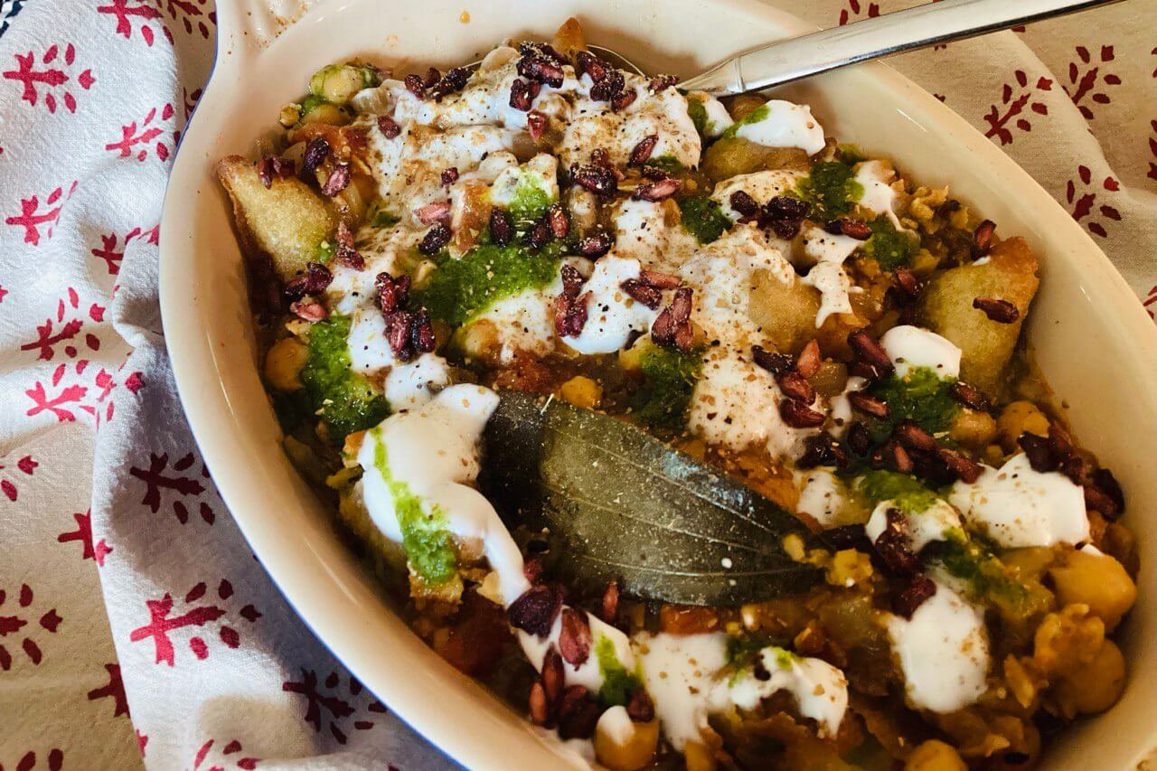 Chana Samosa Chaat - Pure Indian Foods, The Ghee Spoon Blog