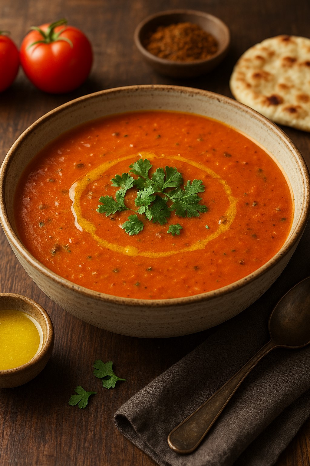 Savory Tomato Soup with Ghee and Spices - Pure Indian Foods, The Ghee Spoon Blog