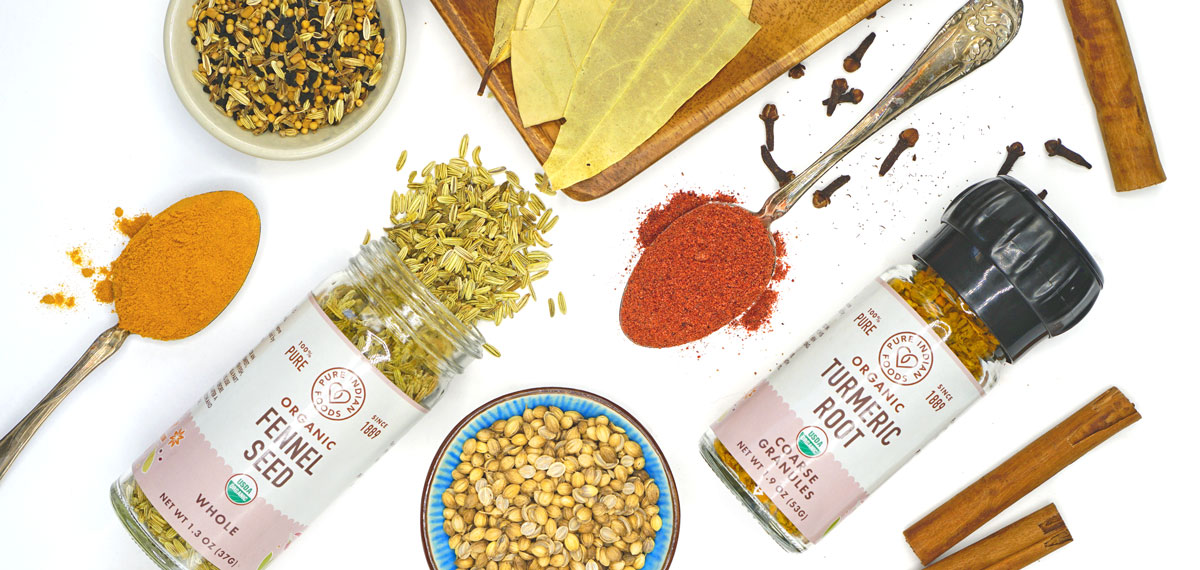 Popular Indian Spices | Certified Organic Indian Spice