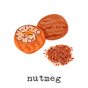 Organic nutmeg